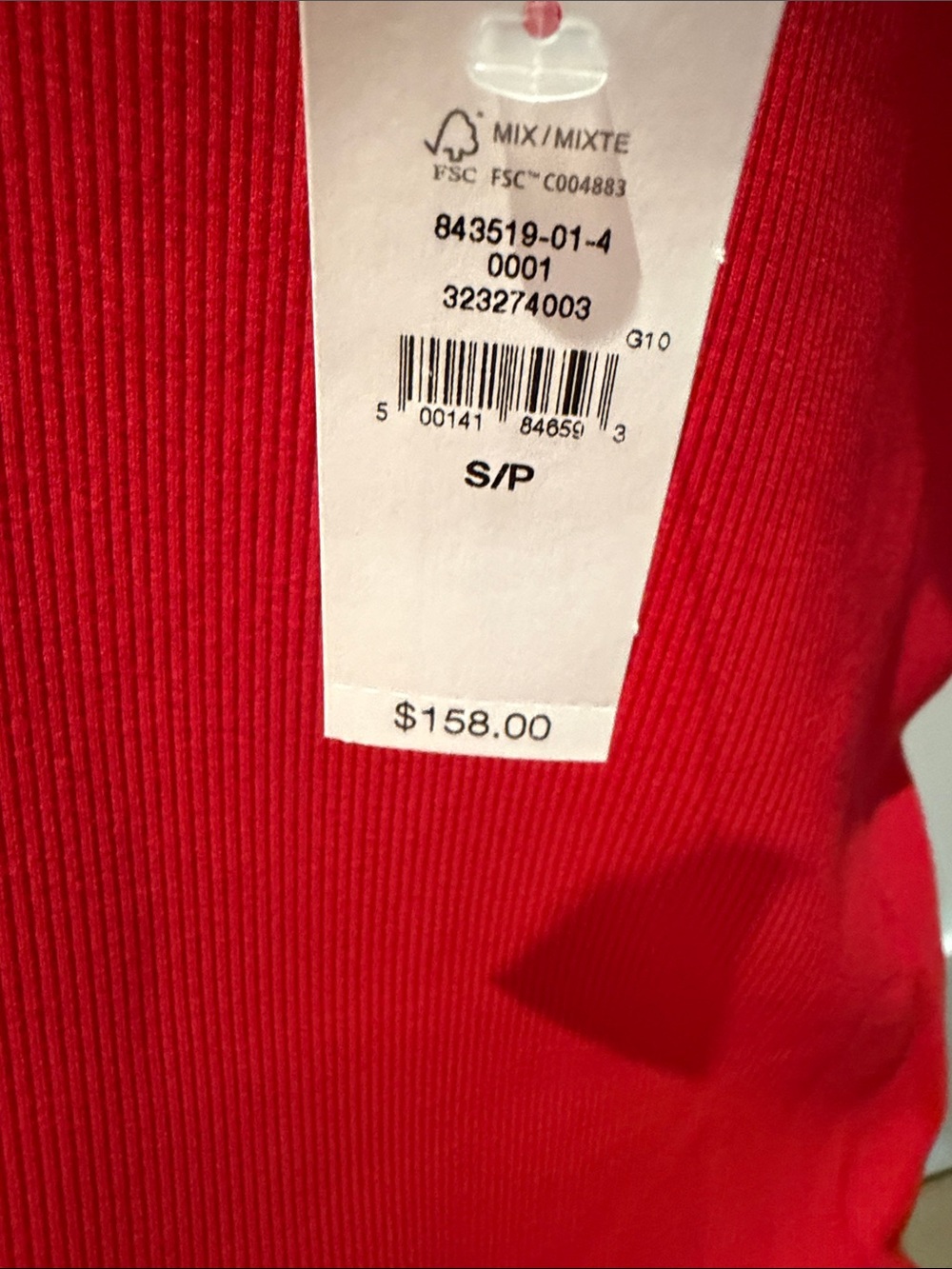 Woman’s Red Sleeveless Scoop Neck Dress - Picture 3 of 5